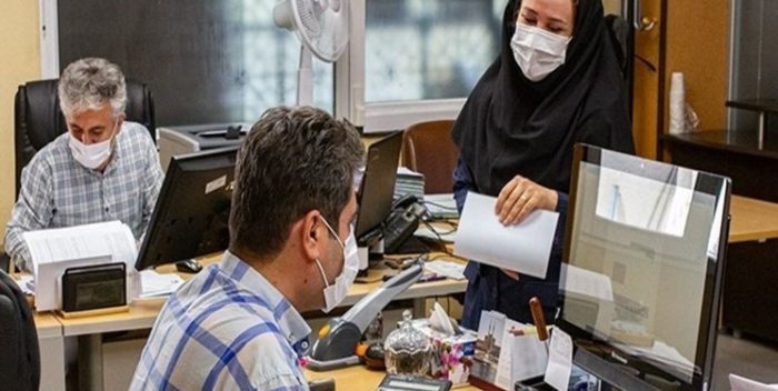 حضور یک سوم کارمندان در محل کار در شهرهای نارنجی خوزستان