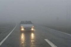 راه‌های خوزستان مه‌آلود است / رانندگان با سرعت مطمئنه حرکت کنند