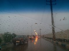 اخطار هواشناسی خوزستان نسبت به باران سیل‌آسا