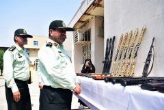 کشف ۱۵۳ قبضه سلاح غیرمجاز در خوزستان