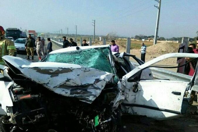 تلفات حوادث جاده‌ای خوزستان ۱۱درصد افزایش یافت