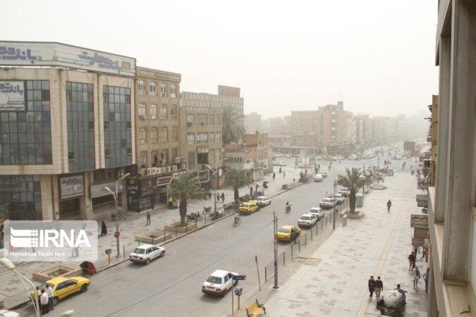 صدور هشدار سطح نارنجی هواشناسی نسبت به‌ وقوع پدیده گرد و غبار در خوزستان