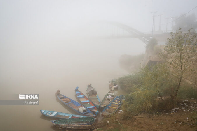 برخی نقاط خوزستان تا هفته آینده مه‌آلود است