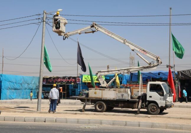 طرح‌های برق‌رسانی اربعین در مرزهای خوزستان تکمیل شد