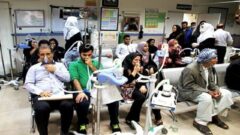 مراجعه بیش از ۲۳۰۰ خوزستانی دچار مشکلات تنفسی به بیمارستان‌ها