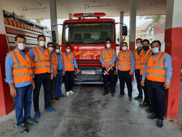 دوره توانمندسازی آتش‌نشانان شرکت خمیرمایه و الکل رازی برگزار شد