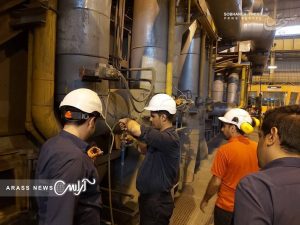 گزارش تصویری از اورهال برنامه ریزی شده شرکت فولاد اکسین