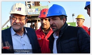 معاون مدیرکل اچ اس یی وزارت نفت از سیستم مدیریت پسماند دستگاه حفاری ۹۳ فتح بازدید کرد
