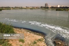 تخلیه مواد هیدروکربنی پالایشگاه آبادان به اروند / ریزش ۲۰۰ هزار مترمکعب فاضلاب اهواز به کارون