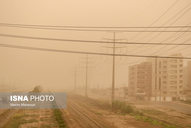 هشدار نارنجی خیزش گرد و خاک در خوزستان