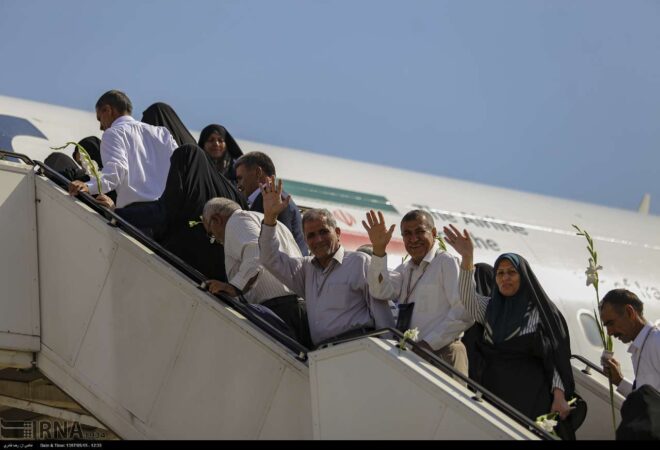 حجاج خوزستانی با هشت پرواز از فرودگاه اهواز به عربستان اعزام می‌شوند