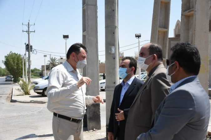 بازدید مدیرعامل شرکت توزیع نیروی برق خوزستان از روند پروژه های در حال اجرای کاهش تلفات